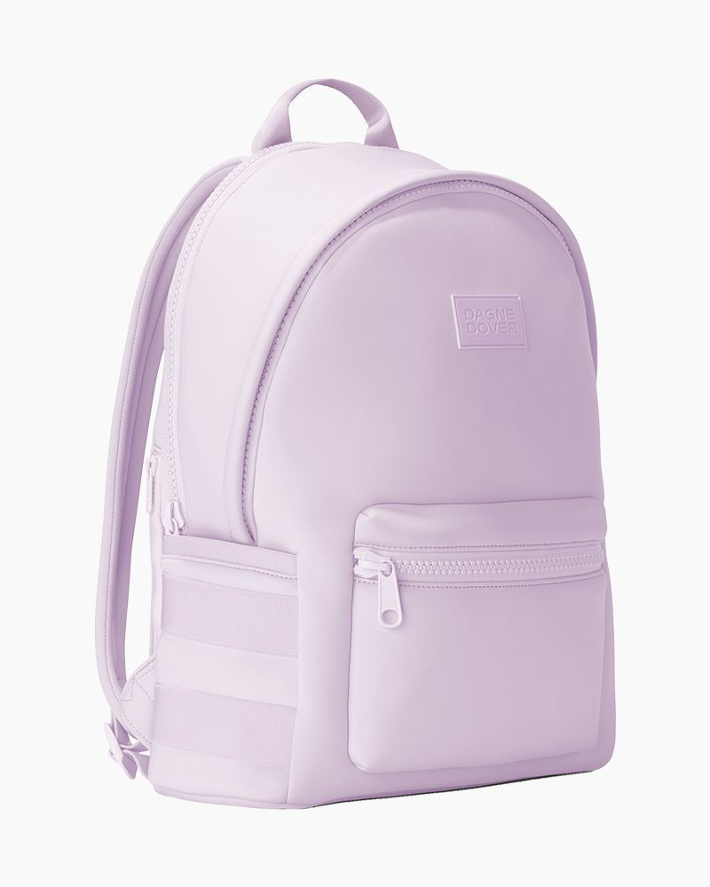 Large Dakota Neoprene Backpack in Washed Lilac | Dagne Dover  display picture 1
