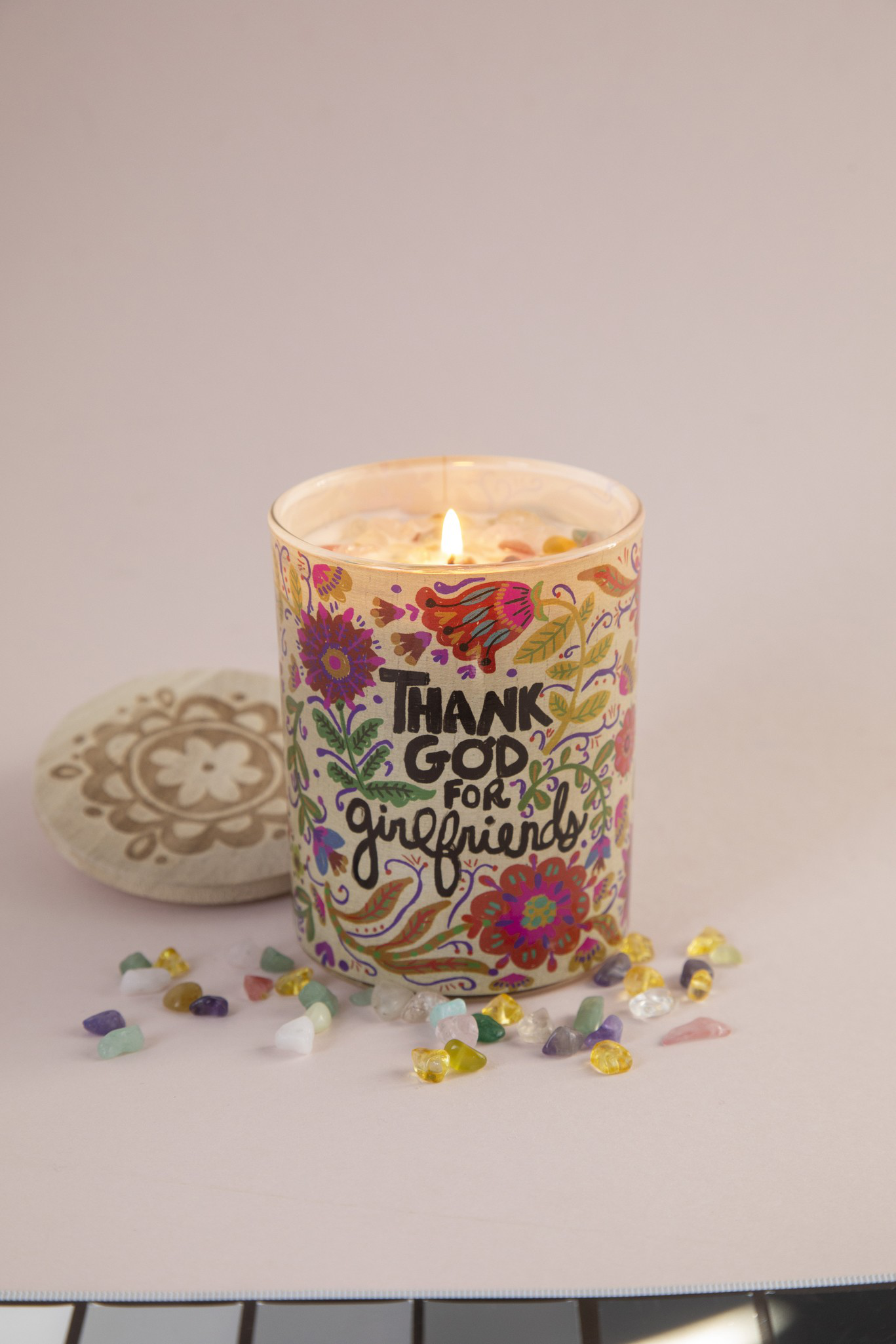 Natural Life Gemstone Candle - Thumbnail 4
