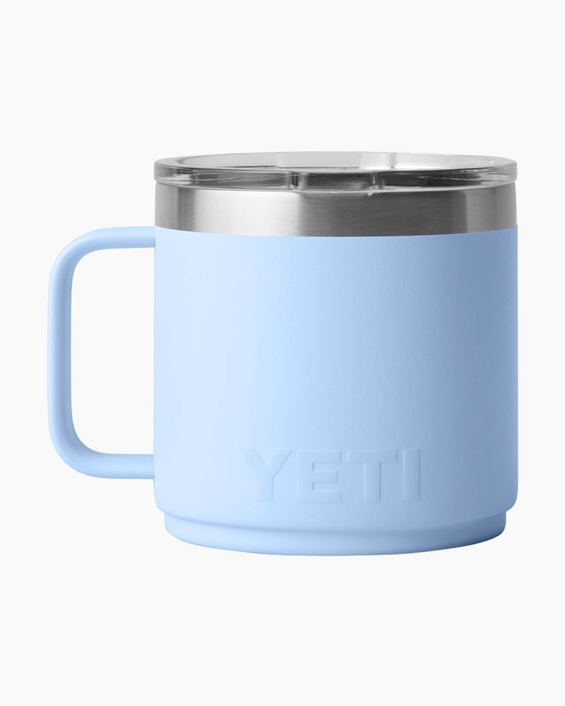 Rambler 14 oz. Stackable Mug in Big Sky Blue | YETI | The Paper Store