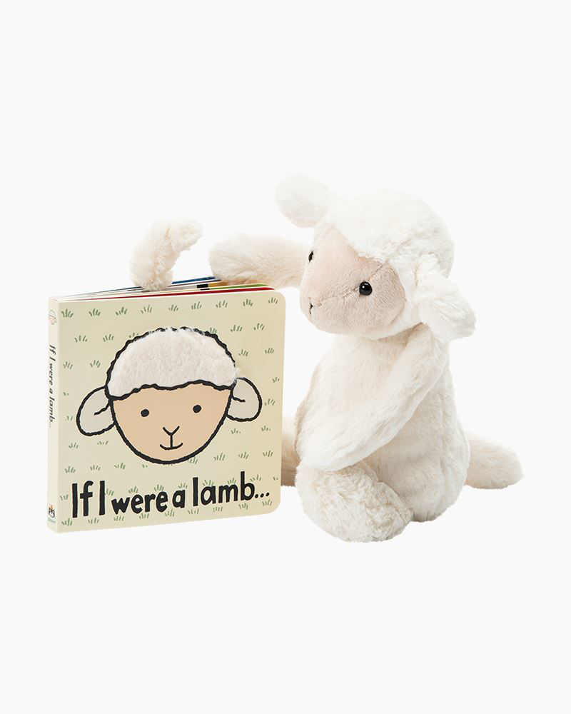 If I were a Lamb Soft Touch-and-Feel Baby Book | JELLYCAT | The Paper Store