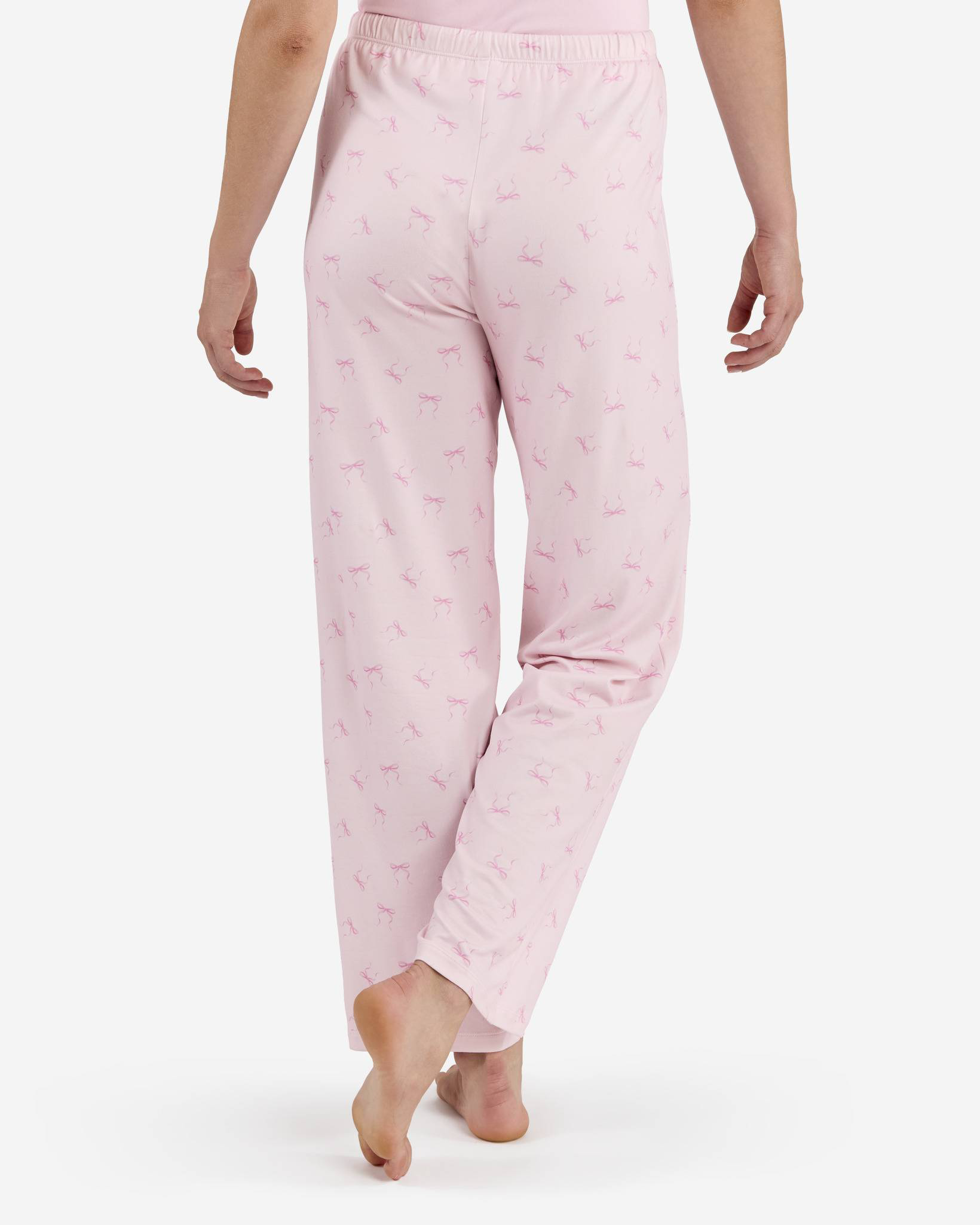 Pink Bow Pattern PJ Lounge Pants | mia & tess | The Paper Store