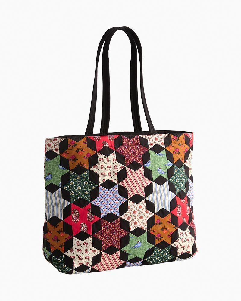 Original Zip Tote Bag in Star Patchwork | Vera Bradley | The Paper