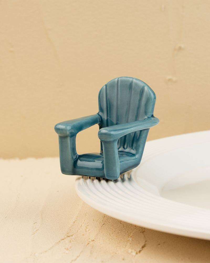 mini Blue Chair Ceramic Platter Ornament | Nora Fleming | Uncharted