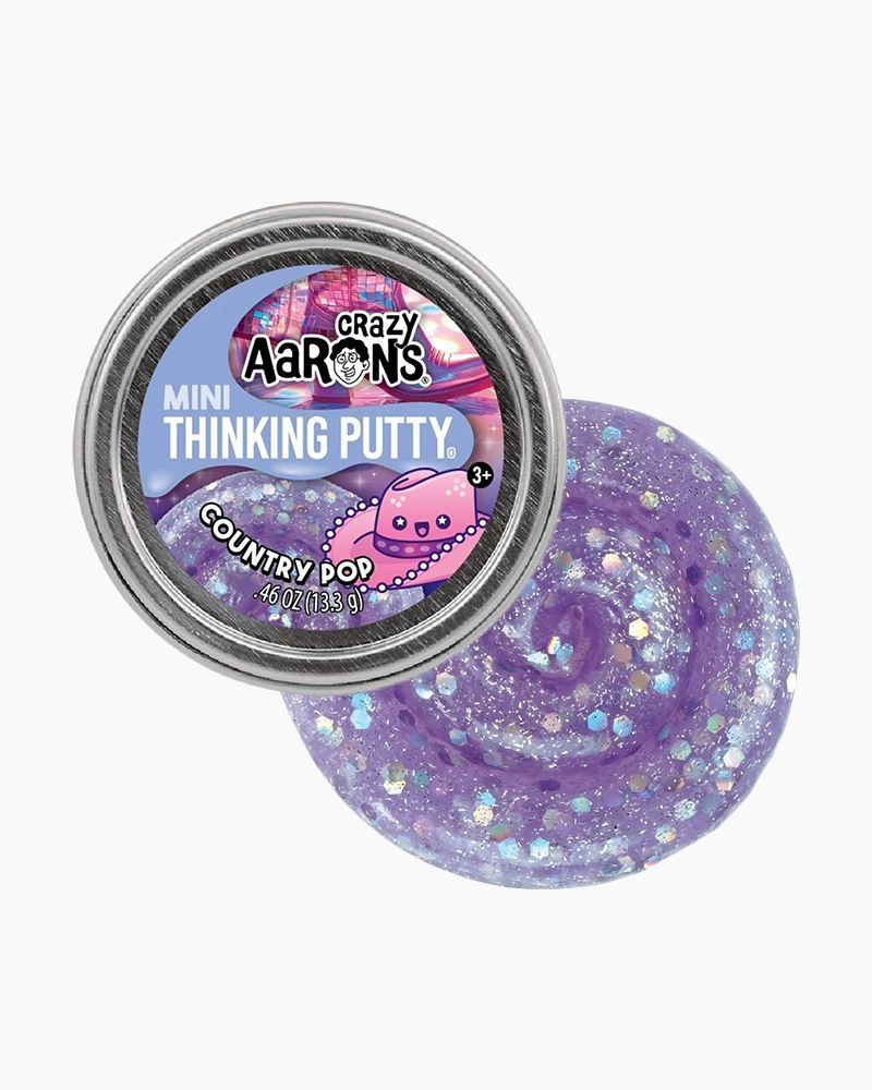 Country Pop Mini Thinking Putty | Crazy Aaron | The Paper Store