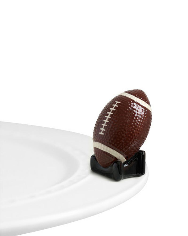 mini Football Ceramic Platter Ornament