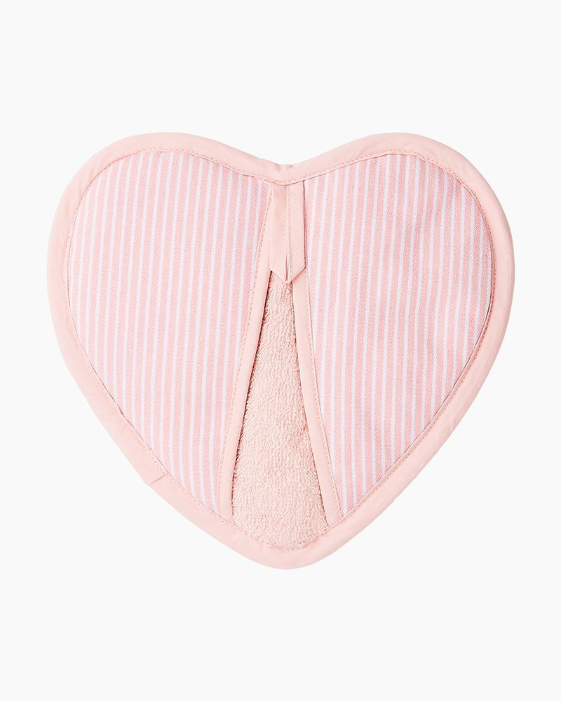 Rosy Check Heart Potholder