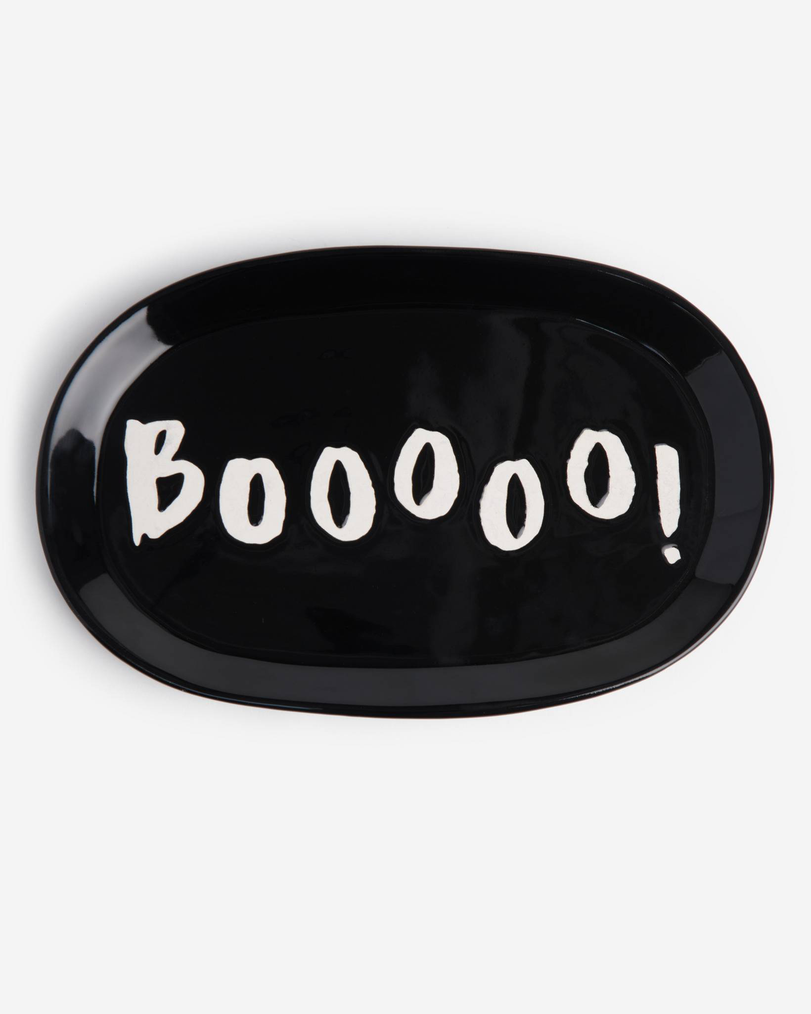 Booooo! Ceramic Serving Platter | Legacy & Main | The Paper Store