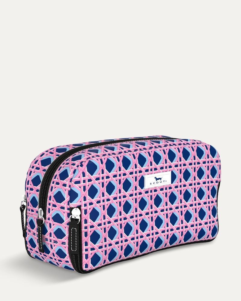 3-Way Toiletry Bag in Wisteria Cane