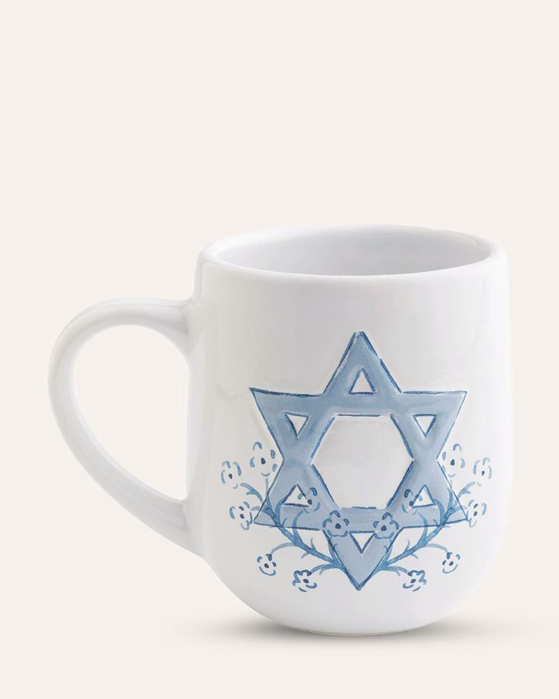 Hanukkah Star of David Ceramic Mug