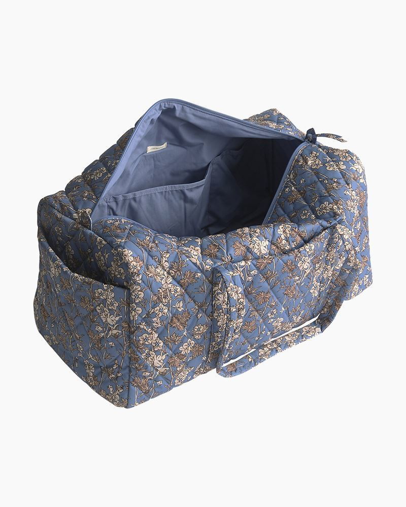 Large Original Duffel Bag in Larkspur Delphinium | Vera Bradley