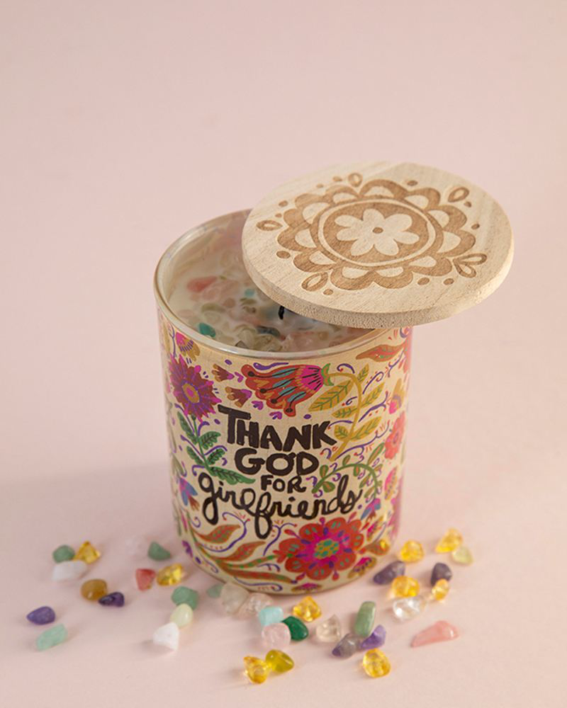 Natural Life Gemstone Candle - Thumbnail 3