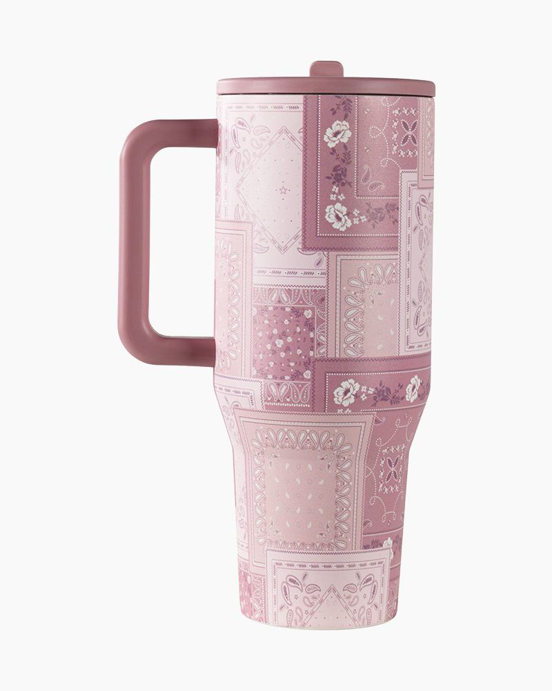 40 oz. Traveler Tumbler in Bandana | Hydrojug | Uncharted