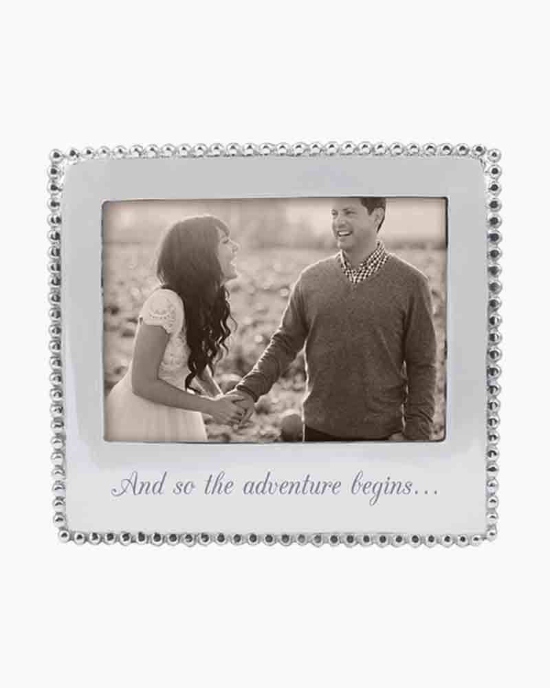 The Adventure Begins Beaded Picture Frame (5x7)
